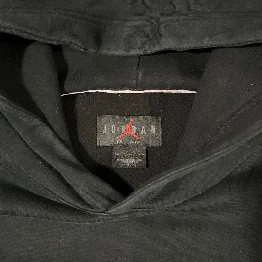 Jordan Y2K VTG Men's Medium Hoodie Black Skater Grunge XXL